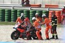 Lorenzo blames 'rock'-like medium tyre for Misano MotoGP crash