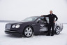 Flying Spur stars at Bentley power on ice event