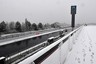 F1 testing: Snow delays start of Wednesday running at Barcelona