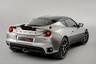 The first Lotus Evora 400 sports cars leave Lotus' Hethel headquarters, on the way to dealerships