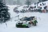 Sepp Wiegand s vozem ŠKODA Fabia vítězí v třídě WRC-2 na Rally Monte Carlo