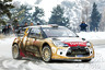 DS3 WRC na sněhu a ledu