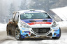 WRC action for the Peugeot Rally Academy