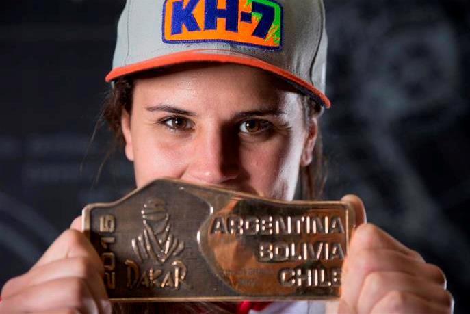 Najúspešnejšia žena za riadidlami motocykla v histórii Rallye Dakar, Španielka Laia Sanzová;