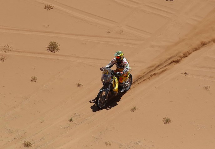 Slovensk&yacute; reprezentant &Scaron;tefan Svitko sa v priebehu tejto &bdquo;erzety&ldquo; jeden čas držal na ved&uacute;cej poz&iacute;cii;Foto: &Scaron;tefan Svitko Fanclub (Facebook)