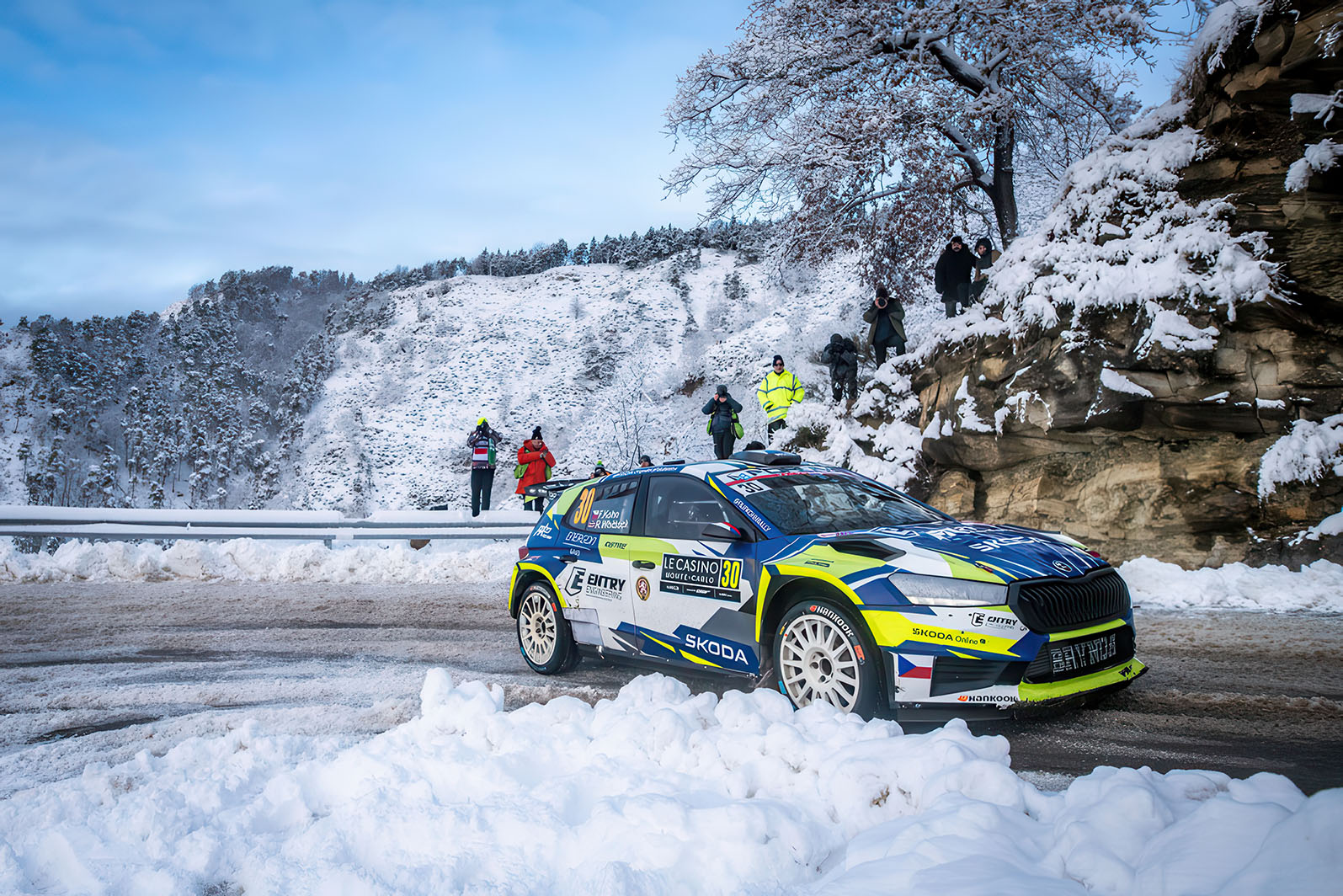 Brynda racing;Filip Kohn - Ross Whittock (Škoda Fabia RS Rally2) - Rallye Monte Carlo 2026 b-7040c110becbc26b65459e3465383eba.jpg