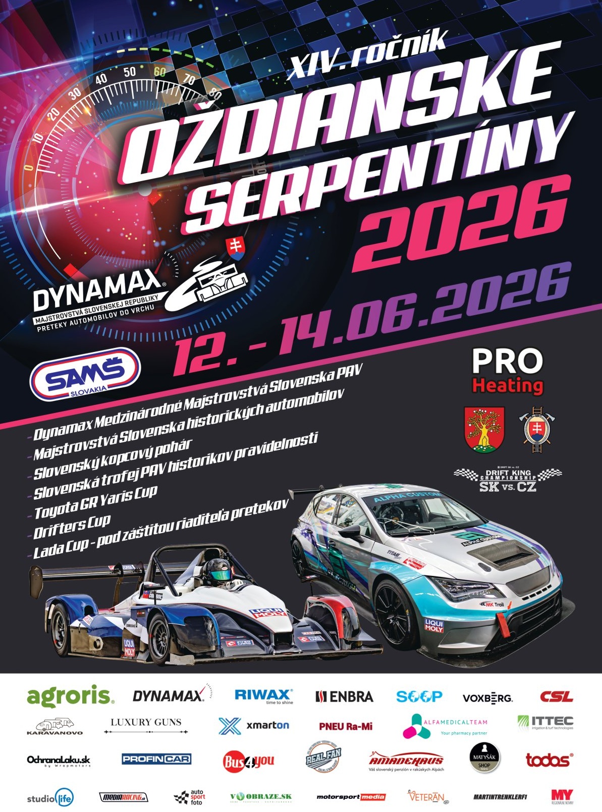 Oždianske serpentíny 2026 Oždianske serpentíny 2026