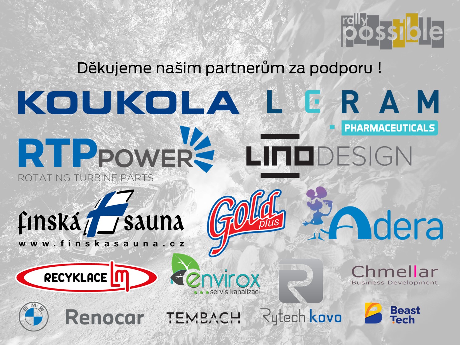 Rally Possible;Partnerí tímu Partnerí tímu